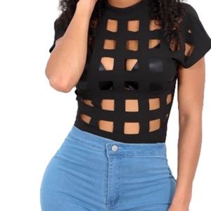 Women’s see through top